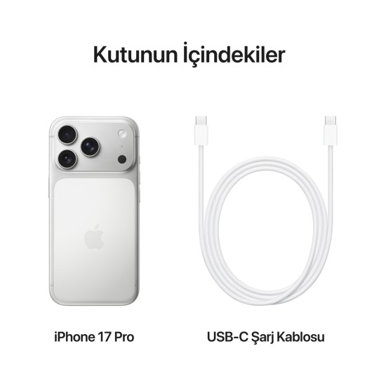 Apple iPhone 17 Pro 512 GB Gümüş