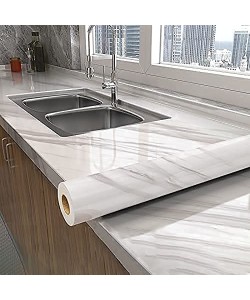 Mermer Desenli Kaplama Kağıdı 5 Metre Mermer Desenli Kaplama Kağıdı 5 Metre