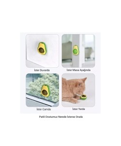Avokado Kedi Nanesi Cat Mint Oyun Topu Avokado Kedi Nanesi Cat Mint Oyun Topu