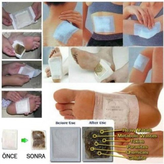Ayak Detox Bandı 10 Adet Ayak Detox Bandı 10 Adet