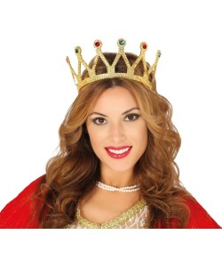 Kraliçe Tacı Altın Renk Kraliçe Tacı Altın Renk