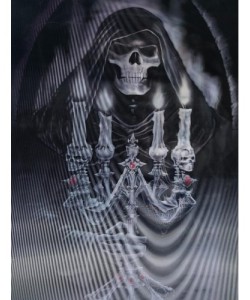 5D Elmas Boyama Halloween İskelet