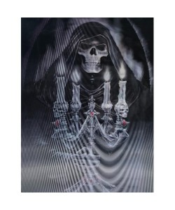 5D Elmas Boyama Halloween İskelet