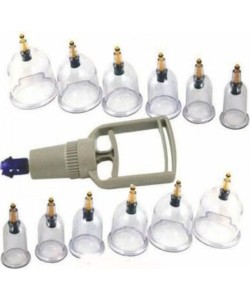 12 Parça Vakumlu Hacamat Kupa Çekme Seti