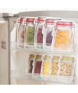 Kavanoz Görünümlü Saklama Poşeti Seti