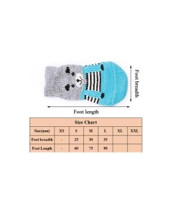 Kedi Köpek Kaydırmaz Örme Çorap