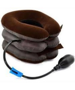 Şişirilebilir Pompalı Ortopedik Boyun ve Seyahat Yastığı