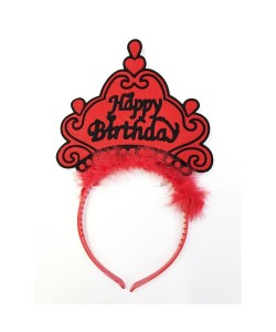 Happy Birthday Yazılı Neon Renk Taç 12 Adet Happy Birthday Yazılı Neon Renk Taç 12 Adet