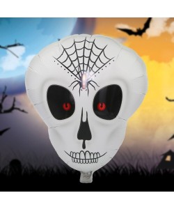 Örümcek Ağ Desenli İskelet Folyo Balon