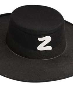 Zorro Şapka Maske Set Yetişkin