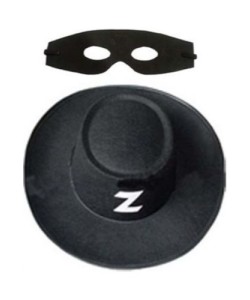 Zorro Şapkası ve Göz Maskesi
