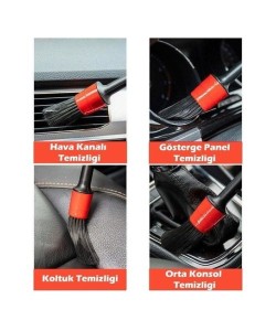 Araba Detaylı Temizlik Fırça Seti