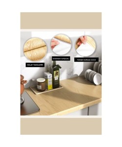 Ahşap Görünümlü Kendinden Yapışkanlı Kaplama Folyosu 5 Metre