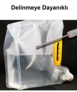 Dayanıklı Plastik İçecek Çantası 1 Litre