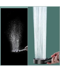 5 Kademeli Duş Başlığı Siyah