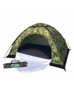 4 Kişilik Kamuflaj Desenli Kolay Kurulumlu Kamp Çadırı