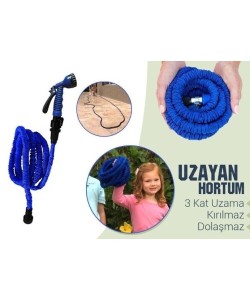 Uzayan Bahçe Sulama Araç Yıkama Hortumu 30 Metre