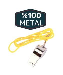 Metal Ipli Hakem ve Deprem Düdüğü (24'lü) Metal Ipli Hakem ve Deprem Düdüğü (24'lü)