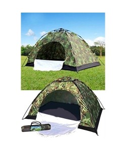 3 Kişilik Kamuflaj Desenli Kolay Kurulumlu Kamp Çadırı