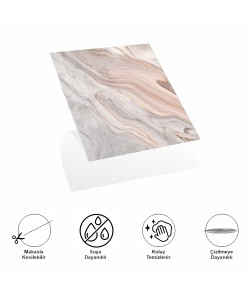 Decohandy 30x30 Cm Pvc Duvar Karosu 4'Lü Paket - Antik Mermer Decohandy 30x30 Cm Pvc Duvar Karosu 4'Lü Paket - Antik Mermer