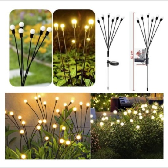 8 Led'li Güneş Enerjili Bahçe Çiti Aydınlatma Lamba (sarı) 8 Led'li Güneş Enerjili Bahçe Çiti Aydınlatma Lamba (sarı)
