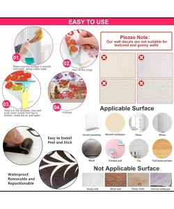 Tropikal Bitkiler Duvar Stickerı Model A