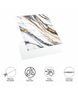 DecoHandy Pvc Yapışkanlı Yer Karosu 30x30cm 4'Lü Paket - Beyaz İnci 0,36m2 DecoHandy Pvc Yapışkanlı Yer Karosu 30x30cm 4'Lü Paket - Beyaz İnci 0,36m2