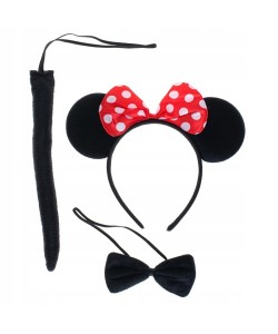 Minnie Mouse Taç Kuyruk Papyon Gösteri Seti Minnie Mouse Taç Kuyruk Papyon Gösteri Seti