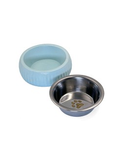 Mikopet Organik Seramik Mama Kabı Mavi Mikopet Organik Seramik Mama Kabı Mavi