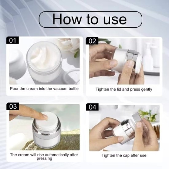 Hava Almayan Losyon Kavanozu 50 Ml Hava Almayan Losyon Kavanozu 50 Ml