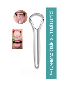 Paslanmaz Çelik Dil Temizleyici
