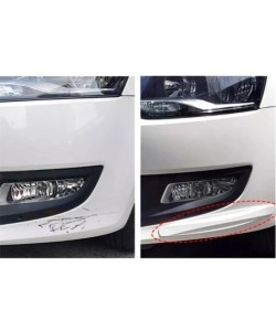 Araba Tampon Koruyucu Karbon Desenli Beyaz