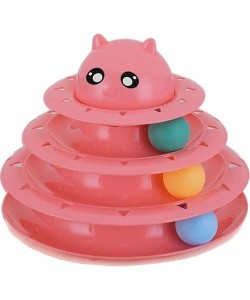 3 Katlı Kedi Oyuncağı Turntable Cat Toy