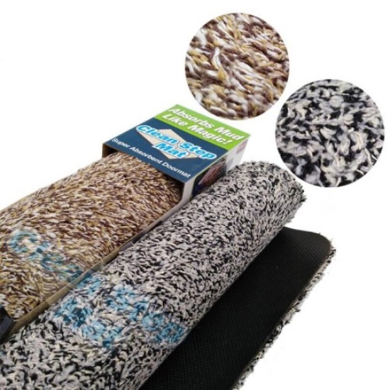 Clean Step Mat Yıkanabilir Mikrofiber Kir Toz Emici Iç-dış Ortam Paspas Clean Step Mat Yıkanabilir Mikrofiber Kir Toz Emici Iç-dış Ortam Paspas