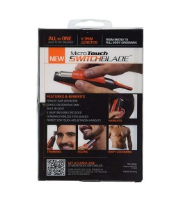 Switch Blade 6 Parça Pilli Erkek Bakım Seti Tıraş Makinesi
