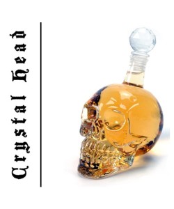 1000 ml Crystal Head Kuru Kafa İçki Şişesi 1000 ml Crystal Head Kuru Kafa İçki Şişesi