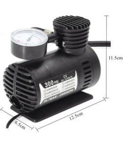 Plastik Gövdeli Siyah Mini Hava Kompresörü