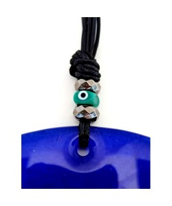 Mavi Cam Nazar Boncuklu 20 Santimetre El Yapımı Duvar Süsü Mavi Cam Nazar Boncuklu 20 Santimetre El Yapımı Duvar Süsü