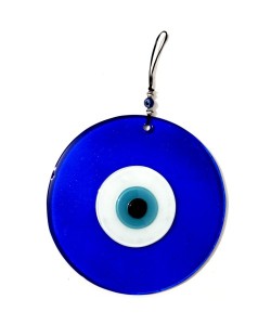 Mavi Renk 16 Santimetre El Yapımı Nazar Boncuğu Duvar Süsü Mavi Renk 16 Santimetre El Yapımı Nazar Boncuğu Duvar Süsü