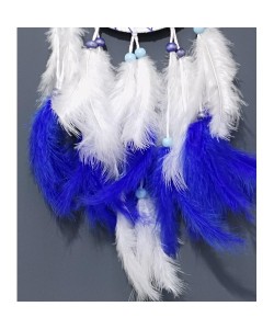 Nazar Boncuğu Desenli Bol Kuş Tüylü Beyaz Renk Dream Catcher El Yapımı Duvar Dekoru Nazar Boncuğu Desenli Bol Kuş Tüylü Beyaz Renk Dream Catcher El Yapımı Duvar Dekoru