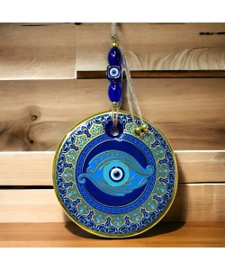 Yaldızlı Göz Modelli Duvar Süsü Camlı Duvar Dekoru