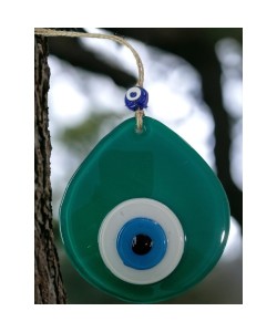 Mavi Nazar Boncuklu Yeşil Renk Nazar Boncuklu Damla Desen El Yapımı Duvar Süsü Mavi Nazar Boncuklu Yeşil Renk Nazar Boncuklu Damla Desen El Yapımı Duvar Süsü