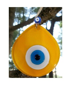 Mavi Nazar Boncuklu Şeffaf Bal Renk Nazar Boncuklu Damla Desen El Yapımı Duvar Süsü Mavi Nazar Boncuklu Şeffaf Bal Renk Nazar Boncuklu Damla Desen El Yapımı Duvar Süsü