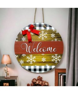 Dijital Baskı Kırmızı Kurdeleli İncili Welcome Kapı Süsü 30 Cm Kapı Süsü Dijital Baskı Kırmızı Kurdeleli İncili Welcome Kapı Süsü 30 Cm Kapı Süsü