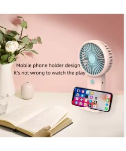 Şarjlı Masa Ve El Fanı Taşınabilir Şarjlı Edilebilir Mini Fan