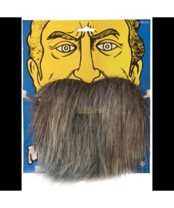 Kırçıllı Korsan Sakalı Gri Renk Takma Sakal Kırçıllı Korsan Sakalı Gri Renk Takma Sakal