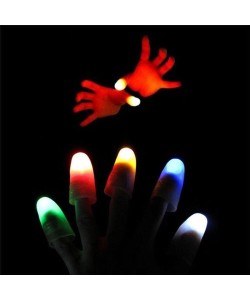 Led Işıklı Renkli Sihirli Parmak Şaka Led Işıklı Renkli Sihirli Parmak Şaka