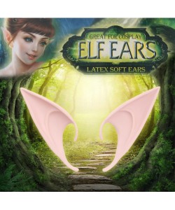 Yumuşak Malzemeden İmal Lateks Elf Kulağı 1 Çift