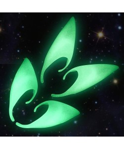 Karanlıkta Yanan Fosforlu Lateks Elf Kulağı 1 Çift