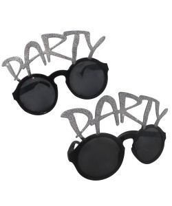 Gümüş Simli Party Yazılı Parti Gözlüğü Show Gümüş Simli Party Yazılı Parti Gözlüğü Show